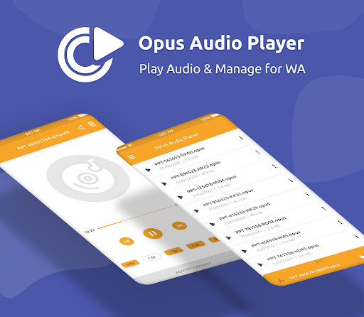 Opus Audio Player - Play Audio & Manage for WA - عکس برنامه موبایلی اندروید