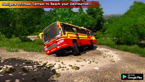 Offroad Coach Simulator : Offroad Bus Games 2021 - عکس برنامه موبایلی اندروید