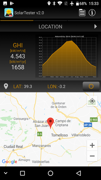 SolarTester - Image screenshot of android app