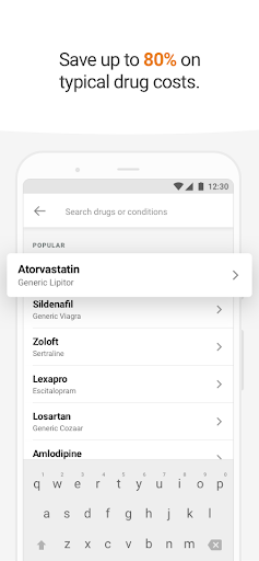 Optum Perks: Rx Discount Card - Image screenshot of android app