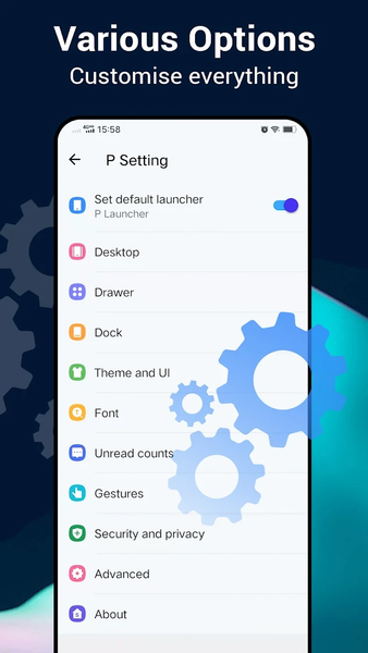 P Launcher - عکس برنامه موبایلی اندروید