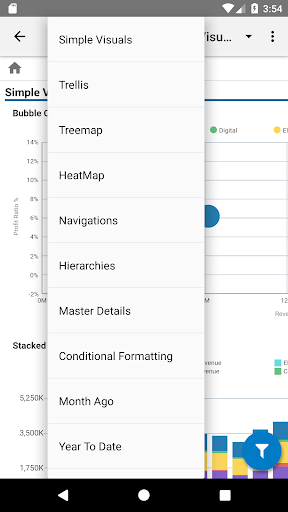 Oracle BI Mobile (Deprecated) - Image screenshot of android app