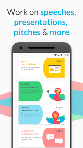 Orai for Public Speaking, Pres - Image screenshot of android app