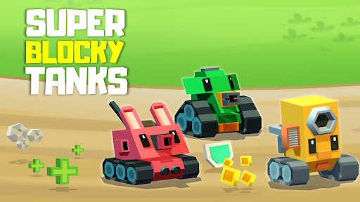 Super Blocky Tanks - Image screenshot of android app