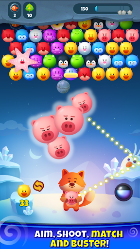 Bubble Shooter Pop Mania - Gameplay image of android game
