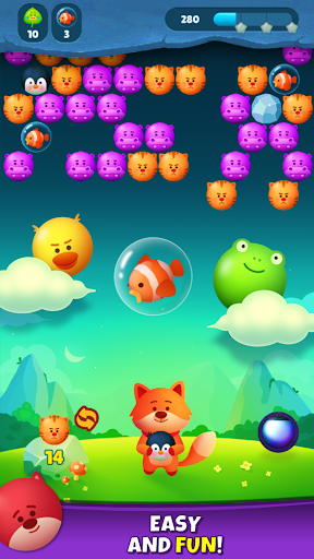 Bubble Shooter Pop Mania - Gameplay image of android game