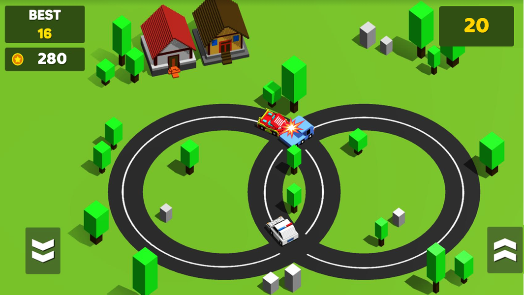 Circle Crash - Blocky Race - عکس بازی موبایلی اندروید