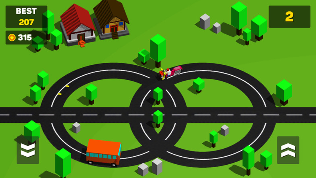 Circle Crash - Blocky Race - عکس بازی موبایلی اندروید
