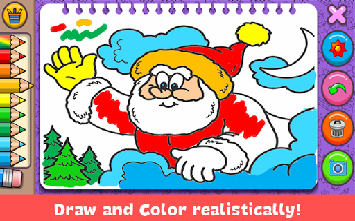 Christmas Coloring Book - Gameplay image of android game