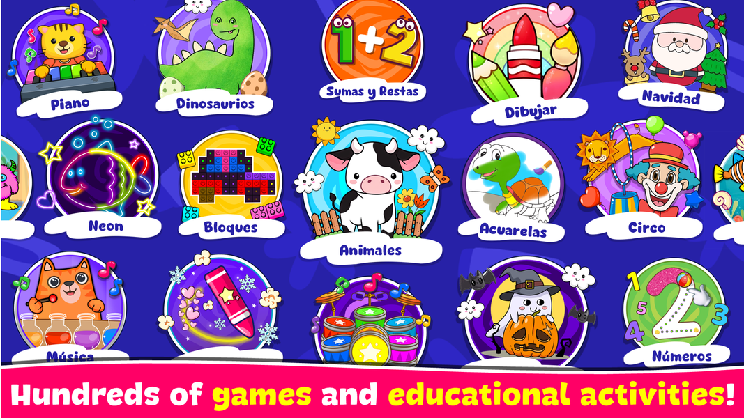 Coloring,  Music and Games - Gameplay image of android game