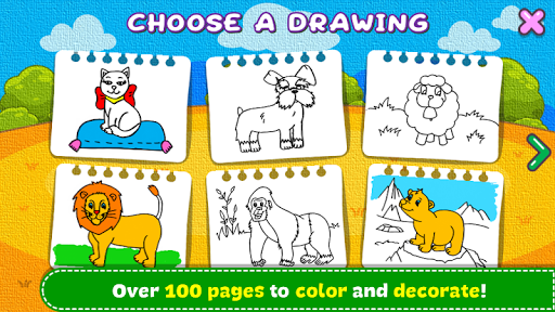 Coloring & Learn Animals - عکس بازی موبایلی اندروید