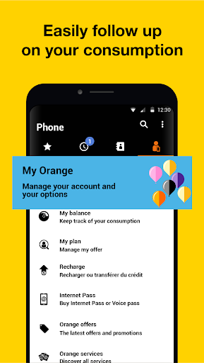 Orange Phone - Image screenshot of android app