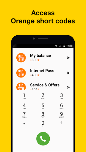 Orange Phone - Image screenshot of android app