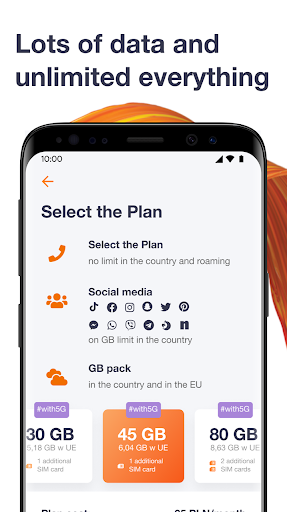 Orange Flex – offer with eSIM - عکس برنامه موبایلی اندروید