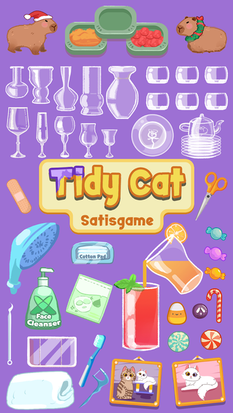 Tidy Cat Perfection - Gameplay image of android game