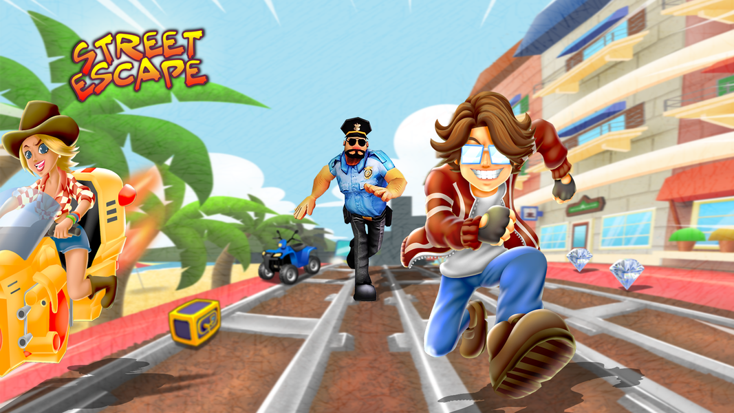 Street Escape - Running Game - عکس بازی موبایلی اندروید