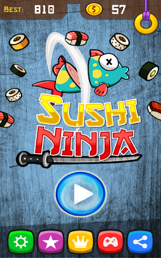 Sushi Ninja - Gameplay image of android game