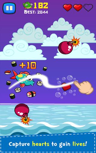 Sushi Ninja - Gameplay image of android game