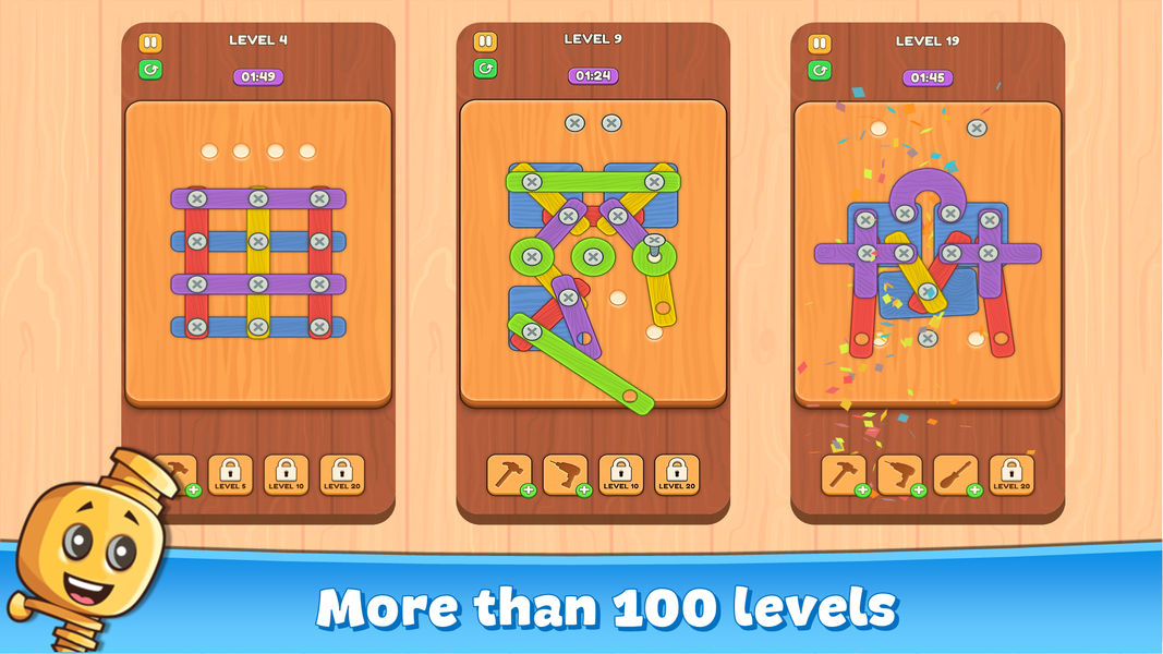 Unscrew - Logic Puzzle - عکس بازی موبایلی اندروید