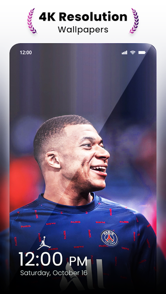 Soccer Kylian Mbappé Wallpaper - عکس برنامه موبایلی اندروید
