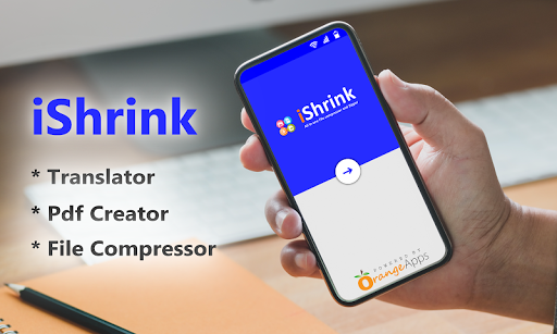 iShrink: File compressor-Translate-pdf & zip maker - عکس برنامه موبایلی اندروید