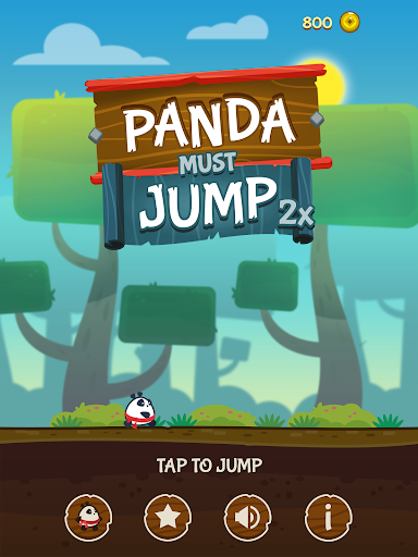 Panda Must Jump Twice - Gameplay image of android game