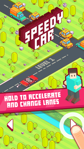 SPEEDY CAR - Gameplay image of android game