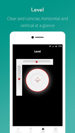 Compass - Level & GPS & Map - عکس برنامه موبایلی اندروید