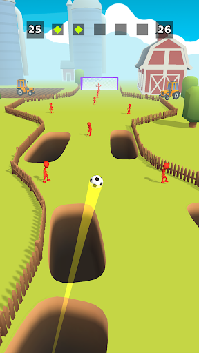 Crazy Kick! Fun Football game - Gameplay image of android game