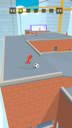 Crazy Kick! Fun Football game - Gameplay image of android game