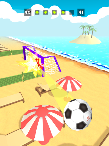 Crazy Kick! Fun Football game - Gameplay image of android game