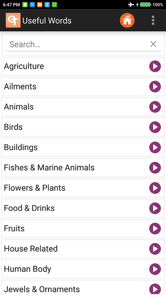 English Dictionary - Image screenshot of android app