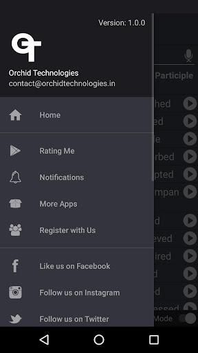 English Verbs: Regular and Irr - Image screenshot of android app