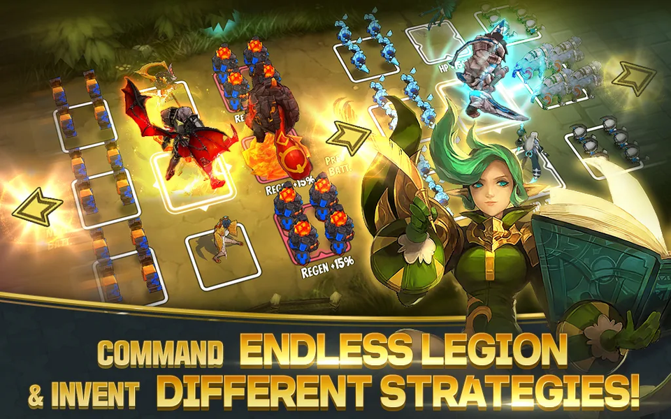Legion Master: Idle RTS - عکس بازی موبایلی اندروید
