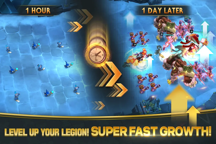 Legion Master: Idle RTS - عکس بازی موبایلی اندروید