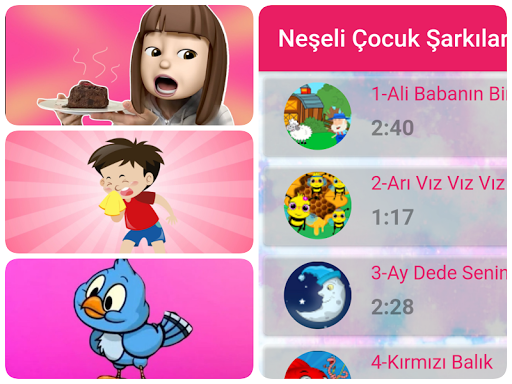 Çocuk Şarkıları (İnternetsiz 4 - Image screenshot of android app