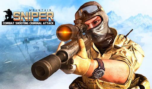 Mountain Sniper 3d Combat Shooting Criminal Attack - Image screenshot of android app