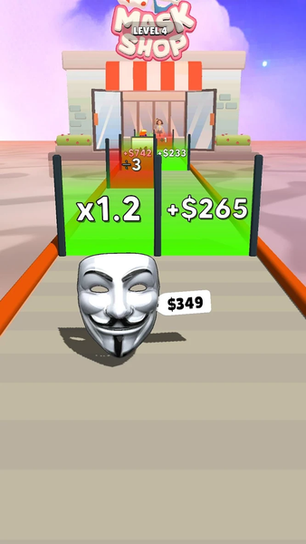 Mask Evolution: 3D Run Game - Image screenshot of android app