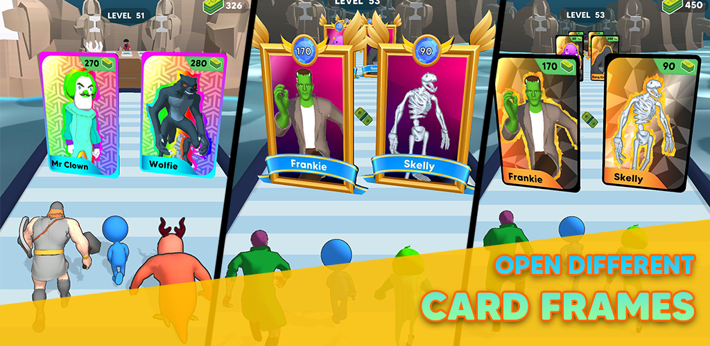 Monster Draft : Merge Runner - Gameplay image of android game