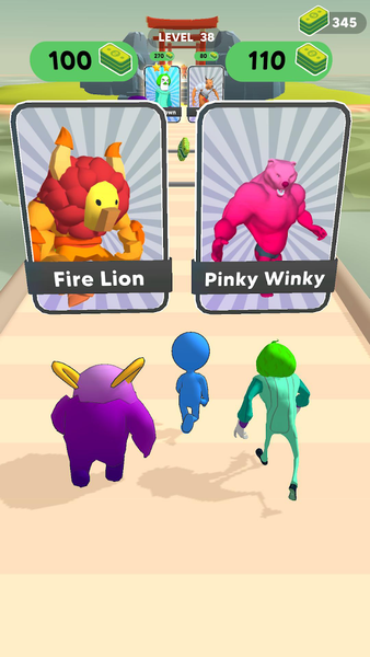 Monster Draft : Merge Runner - Gameplay image of android game