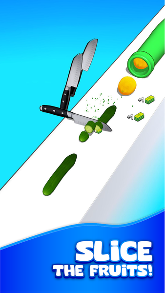 Slice Master : Idle Clicker - Gameplay image of android game