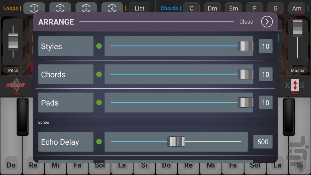 ORG - Image screenshot of android app