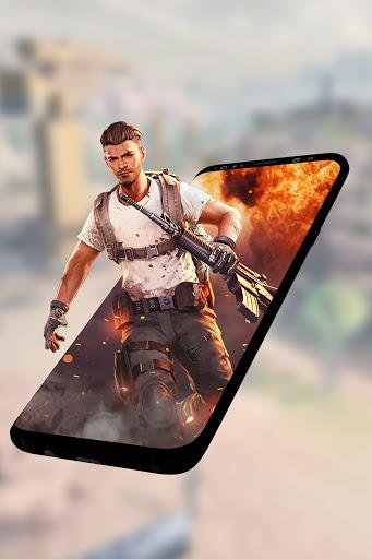 GunFire Live Wallpaper - FF 3D - Image screenshot of android app