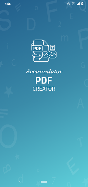 Accumulator PDF creator - Image screenshot of android app