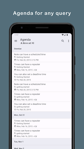 Orgzly: Notes & To-Do Lists - عکس برنامه موبایلی اندروید