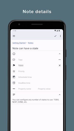 Orgzly: Notes & To-Do Lists - عکس برنامه موبایلی اندروید