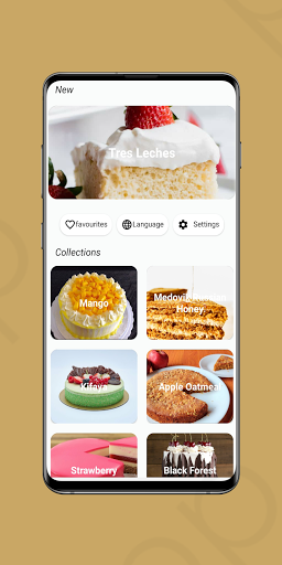 Cake Recipes Kitchen - Image screenshot of android app