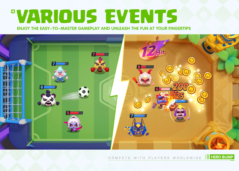 Hero Bump:Real-time PvP Battle - عکس بازی موبایلی اندروید