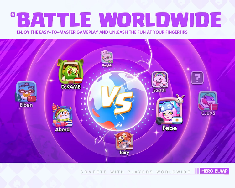 Hero Bump:Real-time PvP Battle - عکس بازی موبایلی اندروید