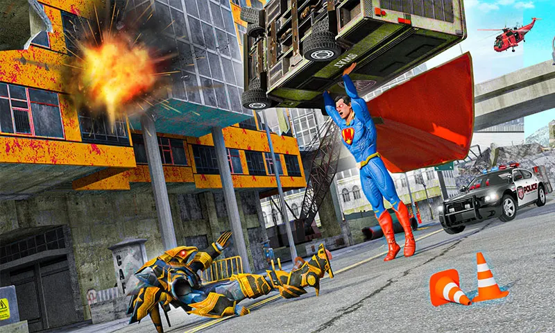 Superhero Man Adventure Game - عکس بازی موبایلی اندروید